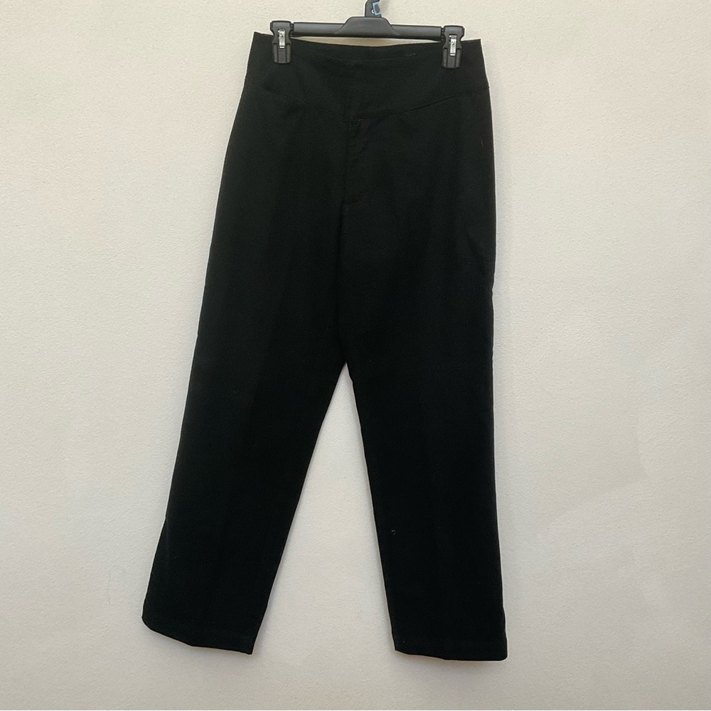 REI Black Thick Material Outdoor Trouser Pants Size 8 Neutral Basic